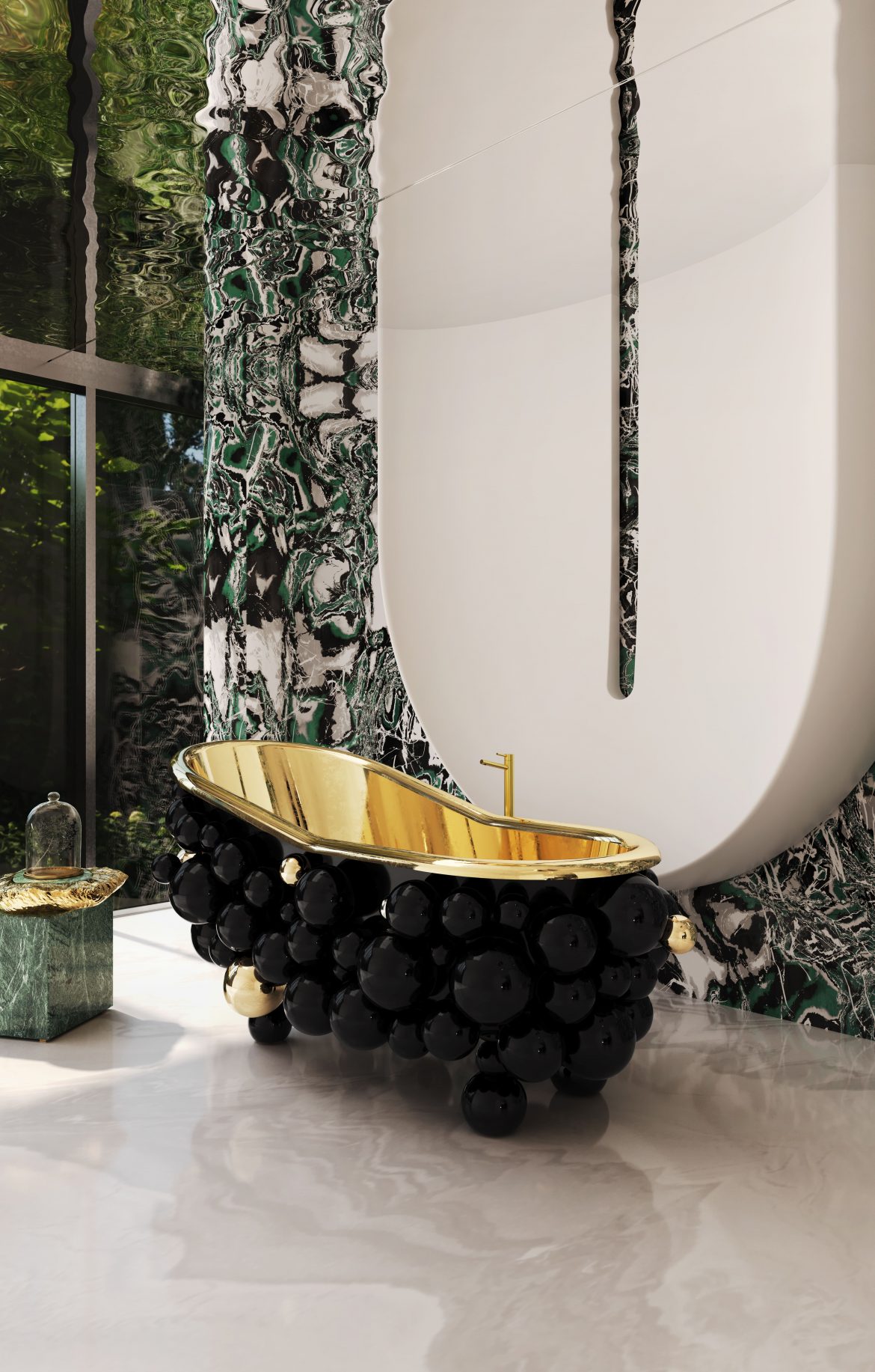 A Luxury Bathroom Oasis Featuring Bold Design And Timeless Sophistication / Design museums Milan design week 2026